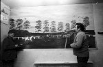 Artist At Work In Pub's Tap Room