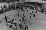 Dancing delights the shoppers