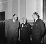 Mayor Entertains Townspeople