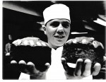 Tony McGough cooks for the army.