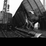 Wagons pile-up delays trains