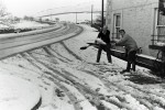 Hazards as snow falls down
