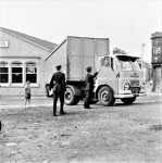 Runaway Lorry Hits Garage, Blocks Road